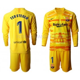 Barn Fotballdrakter Keeper FC Barcelona TER STEGEN 1 II 2019-20 Langermet